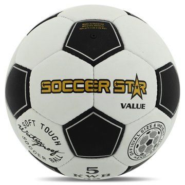 М'яч футбольний SOCCER STAR SOFT TOUCH VALUE FB-6033 №5 кольори в асортименті FB-6033 фото