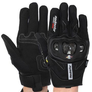 Мотоперчатки MADMOTOR MT-11 M-XL черный M MT-11 фото