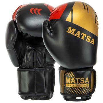 Перчатки боксерские MATSA MA-7301 8-12 унций цвета в ассортименте 12 унции MA-7301 фото