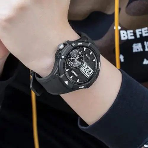 Часы наручные мужские SKMEI 1761BKWT, оригинальные мужские часы, брендовые мужские часы ws25273 фото