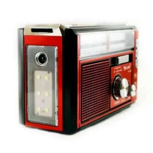 Радиоприёмник портативное радио Golon RX-381 аккумуляторный ретро колонка usb sd mp3 fm. Цвет: красный ws46321 фото