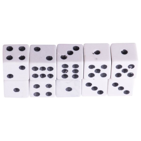 Кости игральные кубики для настольных игр Dice SP-Sport IG-5514 1 шт белый IG-5514 фото