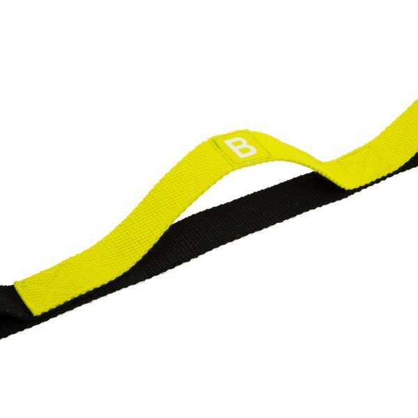 Стрічка стропа з петлями для розтяжки Stretch Strap Record FI-6347 8 петель чорний-лимонний FI-6347 фото