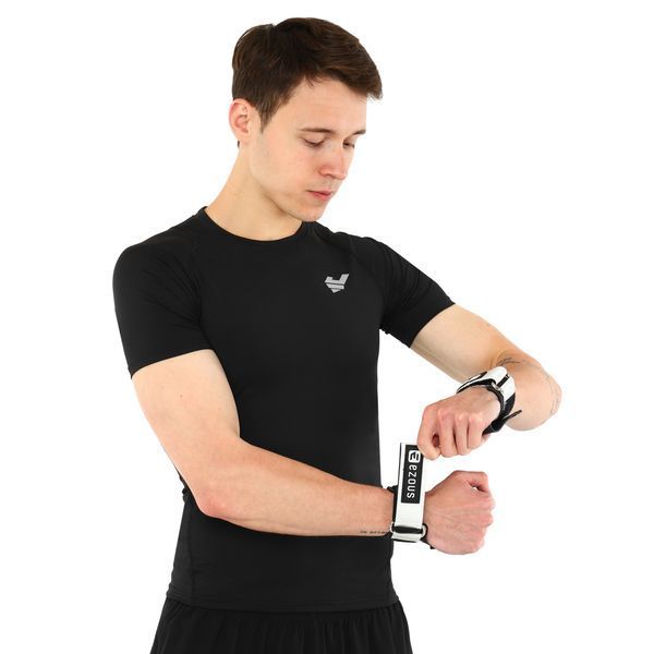 Накладки для подтягивания и тяги HAND GRIPS STRONG FRICTION EZOUS D-12 2шт черный-белый D-12 фото