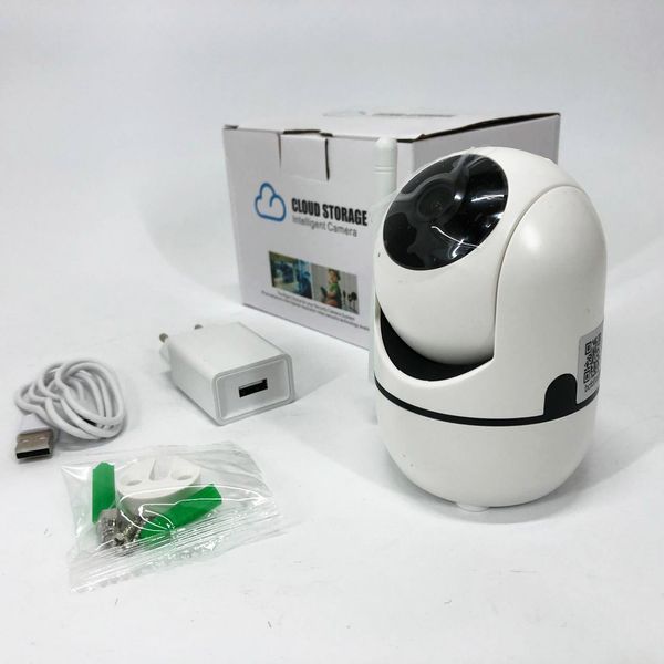 Беспроводная поворотная IP камера WiFi microSD UKC Y13G 1mp с распознаванием лиц ws78487 фото