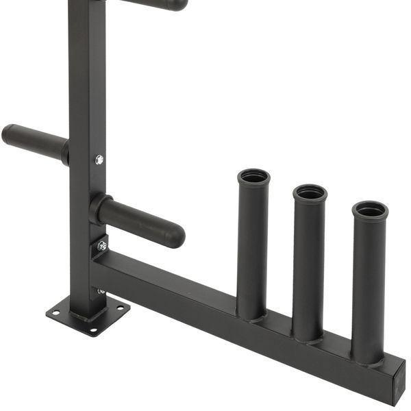 Стійка вертикальна для блинів дисків та грифів LiveUp LP8894 розмір-18,09х40,1х100см чорний LP8894 фото