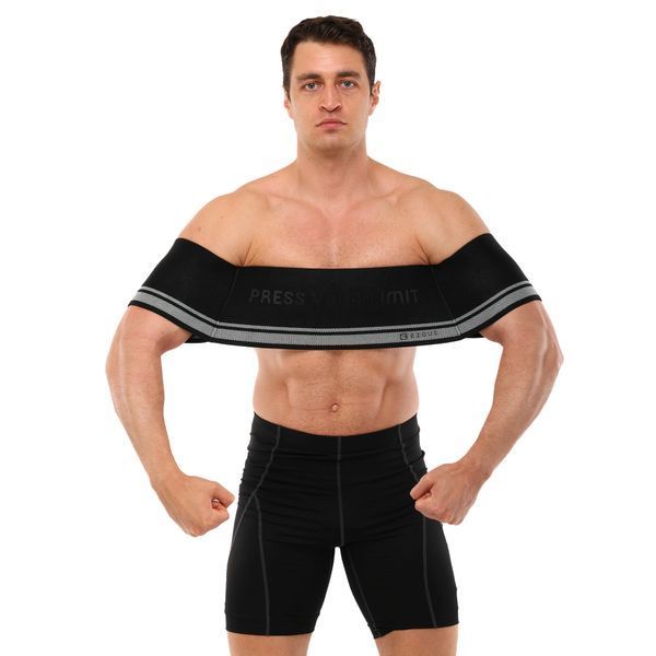 Слінгшот для жиму лежачи SLING SHOT BENCH PRESS BAND 2.0 EZOUS J-02-59 чорний J-02-59 фото