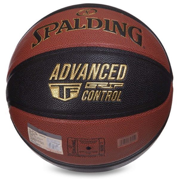 М'яч баскетбольний SPALDING 76872Y ADVANCED TF CONTROL розмір 7 помаранчевий-чорний 76872Y фото
