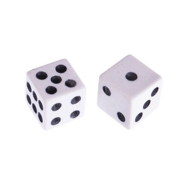 Кости игральные кубики для настольных игр Dice SP-Sport IG-5514 1 шт белый IG-5514 фото