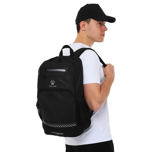 Рюкзак спортивный KELME SHOULDER 9876004-9055 черный-белый 9876004-9055 фото