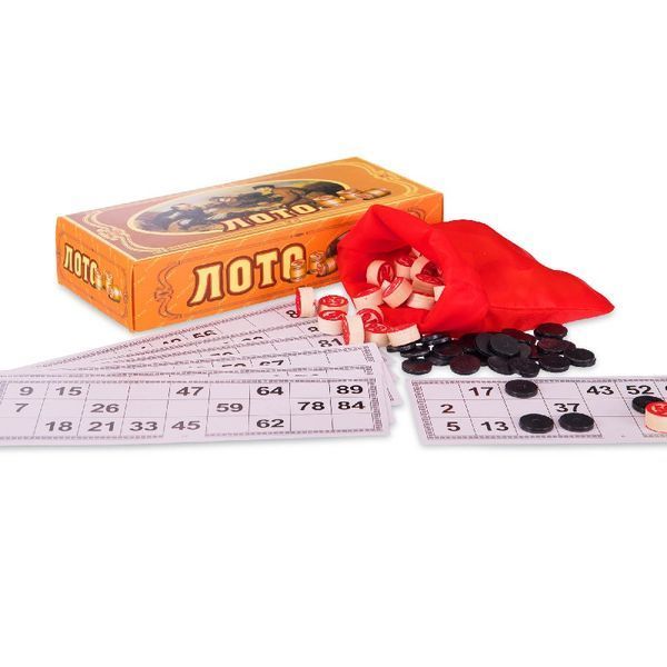 Лото настольная игра в подарочной картонной коробке SP-Sport W9070 W9070 фото