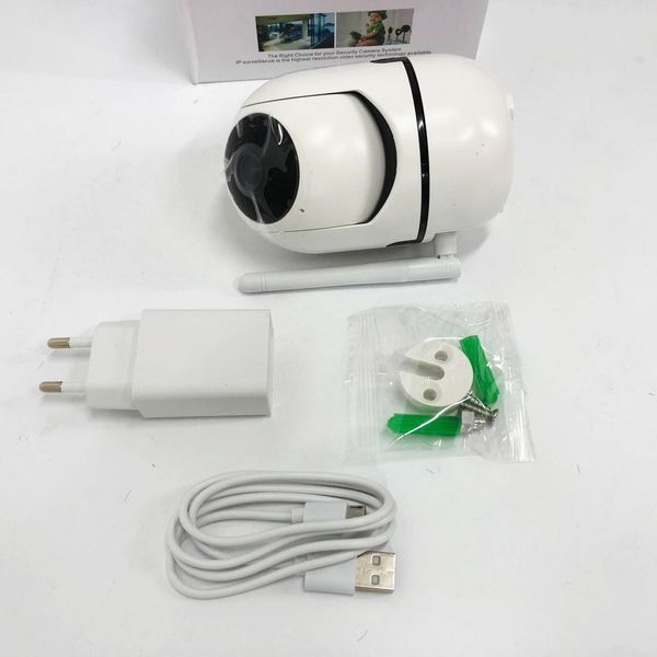 Беспроводная поворотная IP камера WiFi microSD UKC Y13G 1mp с распознаванием лиц ws78487 фото