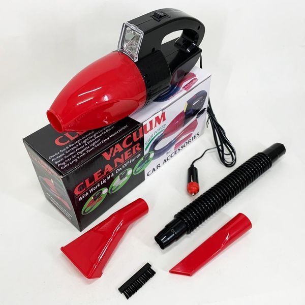 Пылесос для авто Car vacuum cleaner, портативный автомобильный пылесос, маленький пылесос для машины ws53218 фото