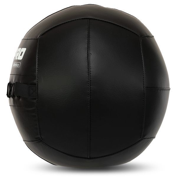 М'яч набивний медичний для кросфіту WALL BALL LiveUp LP8103-7 7кг чорний LP8103-7 фото