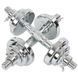Гантели разборные стальные хромированные 10кг SP-Sport TA-8059-10 2шт по 5кг хром TA-8059-10 фото 2