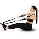 Еспандер трубчастий з карабіном у захисному рукаві RESISTANCE TUBE WITH COVER EZOUS K-05-H навантаження високе чорний K-05-H фото 9