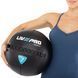 М'яч набивний медичний для кросфіту WALL BALL LiveUp LP8103-7 7кг чорний LP8103-7 фото 8