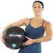 М'яч набивний медичний для кросфіту WALL BALL LiveUp LP8103-7 7кг чорний LP8103-7 фото 9