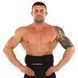 Пояс атлетический текстильный EZOUS TRAINING BELT O-04 спинка-14см размер S-L черный O-04 фото 12