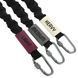 Еспандер трубчастий з карабіном у захисному рукаві RESISTANCE TUBE WITH COVER EZOUS K-05-H навантаження високе чорний K-05-H фото 7