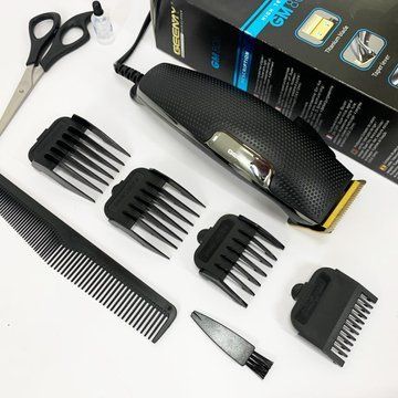 Машинка для стрижки волосся Gemei GM-806 з насадками, Машинка для стрижки головы окантовочная ws47721 фото