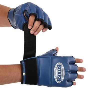 Перчатки для смешанных единоборств MMA BOXER 5021 M-XL цвета в ассортименте L 5021 фото