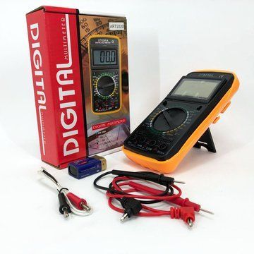 Мультиметр цифровой Digital DT-9208A универсальный, мультиметр для дома, хороший мультиметр ws63856 фото