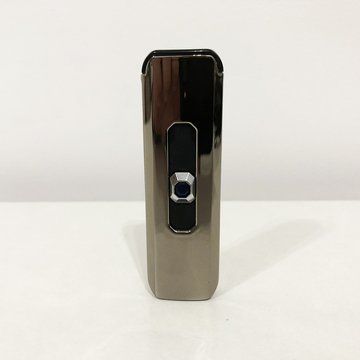 Зажигалка электрическая, аккумуляторная зажигалка, зажигалка с зарядкой от usb. Цвет: платиновый ws68391-4 фото