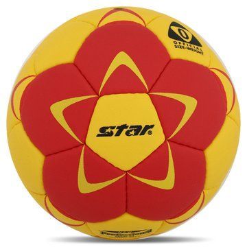 Мяч гандбольный STAR NEW PROFESSIONAL GOLD HB420 размер 0 желтый-красный HB420 фото