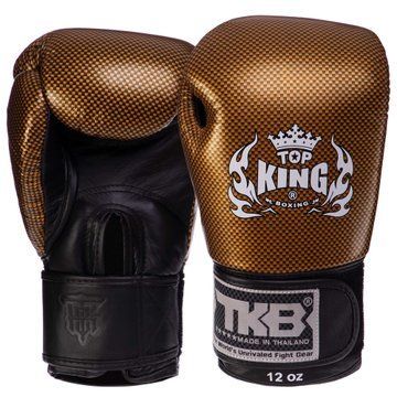 Перчатки боксерские на липучке кожаные TOP KING Super Snake TKBGEM-02 8-18унций цвета в ассортименте 8 унции TKBGEM-02 фото