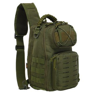 Сумка-слинг тактическая с одной лямкой SILVER KNIGHT 8037 размер 35x15x20см 11л цвета в ассортименте 8037 фото