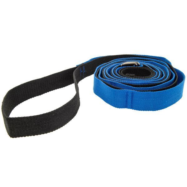 Лента стропа с петлями для растяжки Stretch Strap с дверным якорем Record FI-6907 14 петель черный-синий FI-6907 фото