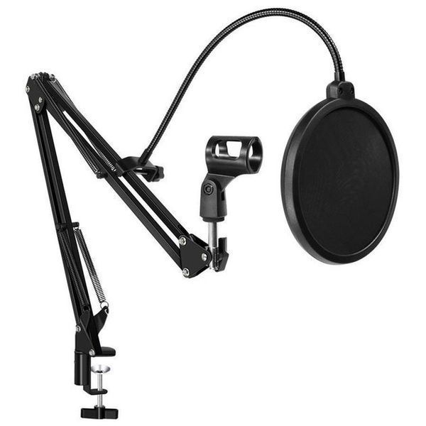 Мікрофон Студійний конденсаторний Music DJ. M-800U зі стійким та вітрозахистом ws69271 фото