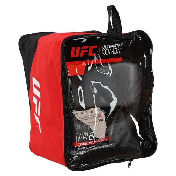 Шлем боксерский в мексиканском стиле кожаный UFC PRO Training UHK-69959 M серебряный-черный UHK-69959 фото
