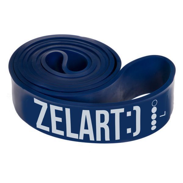 Гума петля для підтягувань та тренувань стрічка силова Zelart POWER BANDS FI-0889-4 POWER BAND 25-57кг синій FI-0889-4 фото
