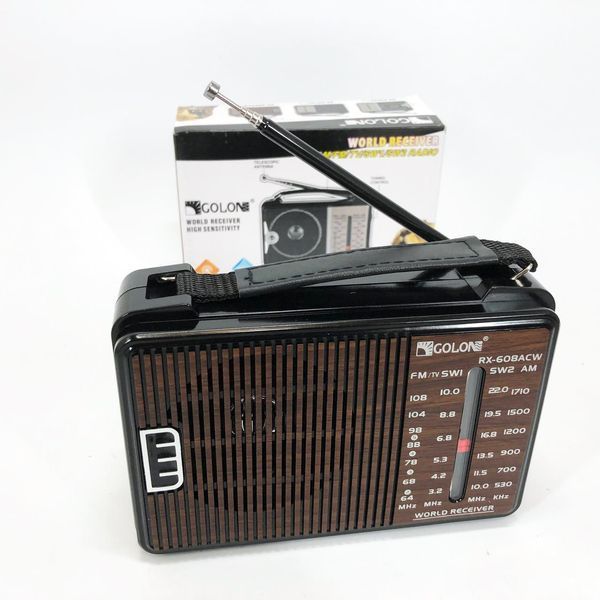 Радиоприемник GOLON RX-608 всеволновый на батарейках + поддержка USB/microSD/MP3/WMA ws32939 фото