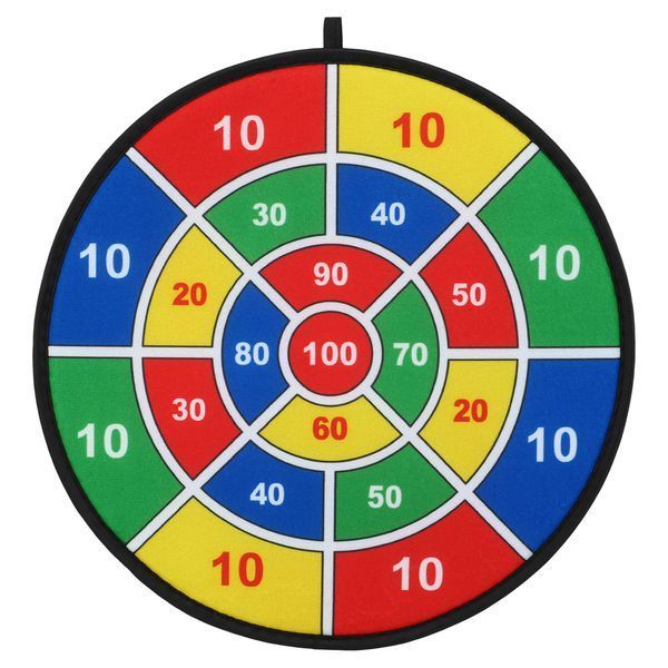 Дартс на липучці 6 м'ячів та мішень VELCRO dartboard Baili BL-602 37cм BL-602 фото