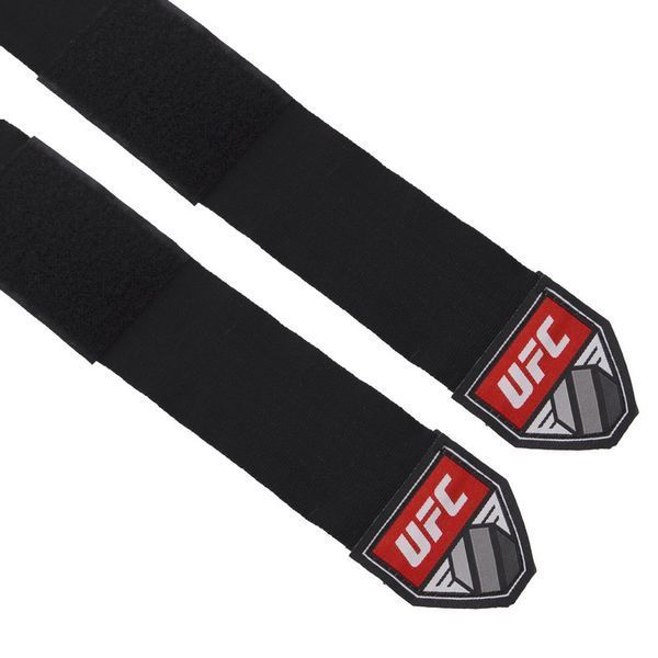 Бинты боксерские хлопок с эластаном 2штуки UFC Contender UHK-69760 4,5м черный UHK-69760 фото