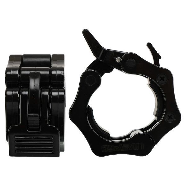 Замки быстросъемные для грифа Lock-Jaw PRO LiveUp LP8061 2шт диаметр-50мм черный LP8061 фото