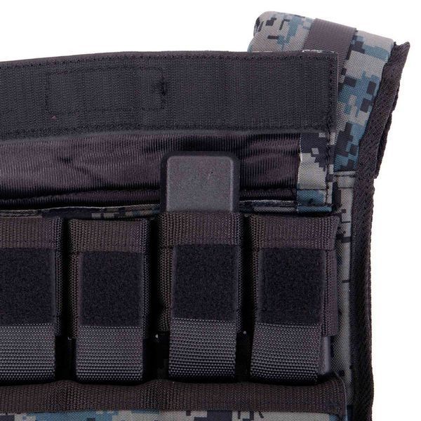 Жилет утяжелитель с регулируемым весом Zelart WEIGTH VEST TA-7817-30 вес-1-30кг камуфляж TA-7817-30 фото