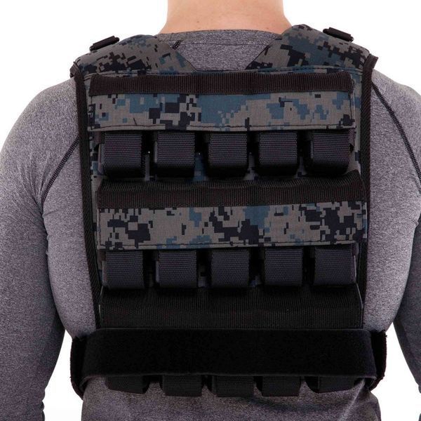 Жилет утяжелитель с регулируемым весом Zelart WEIGTH VEST TA-7817-30 вес-1-30кг камуфляж TA-7817-30 фото