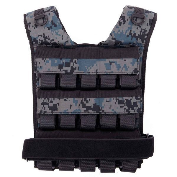 Жилет утяжелитель с регулируемым весом Zelart WEIGTH VEST TA-7817-30 вес-1-30кг камуфляж TA-7817-30 фото