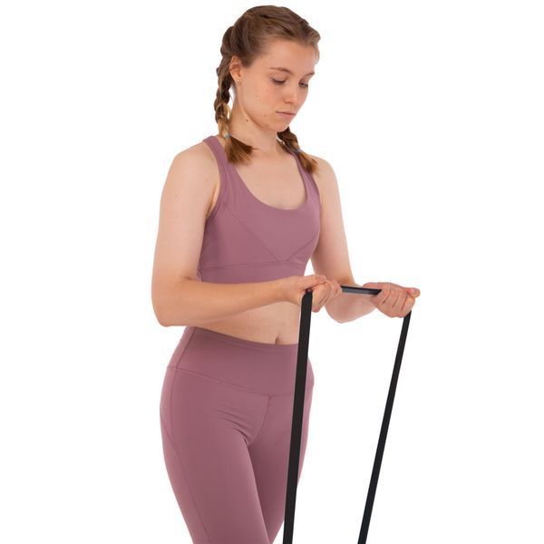 Резина петля для подтягиваний и тренировок лента силовая SP-Sport Fitness LINE FI-9584-6 120-175кг черный FI-9584-6 фото