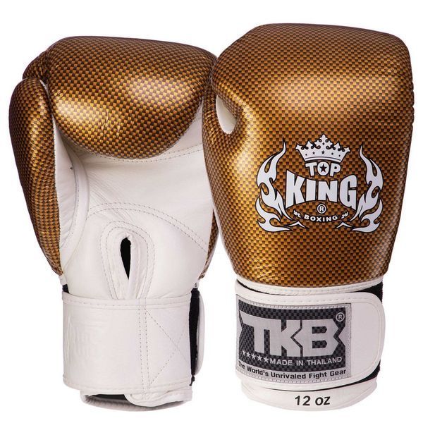 Перчатки боксерские на липучке кожаные TOP KING Super Snake TKBGEM-02 8-18унций цвета в ассортименте 8 унции TKBGEM-02 фото