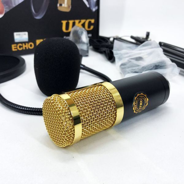 Мікрофон Студійний конденсаторний Music DJ. M-800U зі стійким та вітрозахистом ws69271 фото
