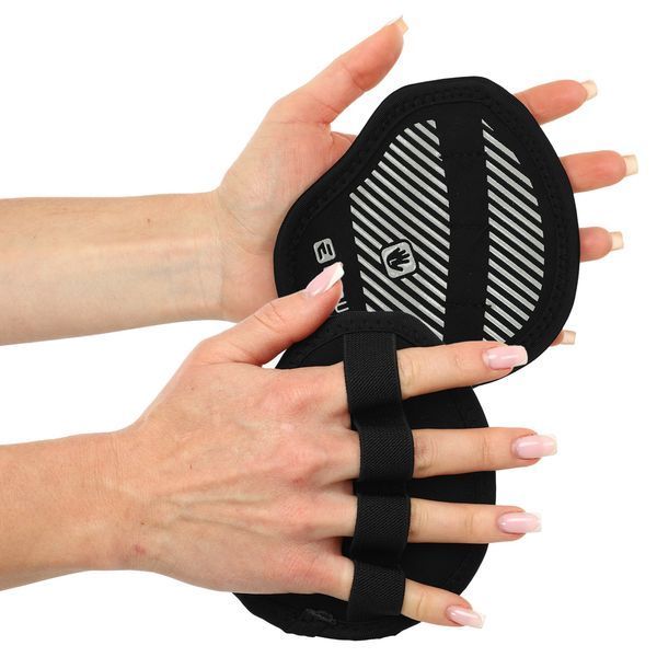 Накладки атлетические нескользящие Грипад GRIPAD WorkOut ROUND HAND PROTECTION EZOUS D-02 черный D-02 фото