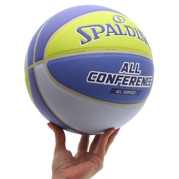 М'яч баскетбольний SPALDING ALL CONFERENCE 77394Y розмір 7 синій-жовтий 77394Y фото