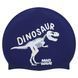 Шапочка для плавания силиконовая юниорская MadWave Junior DINOSAUR M057307 темно-синий M057307 фото 1