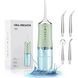 Ирригатор для чистки зубов и полости рта Oral Irrigator с аккумулятором и сменными насадками. Цвет: зеленый ws12495-2 фото 1