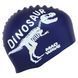 Шапочка для плавания силиконовая юниорская MadWave Junior DINOSAUR M057307 темно-синий M057307 фото 3